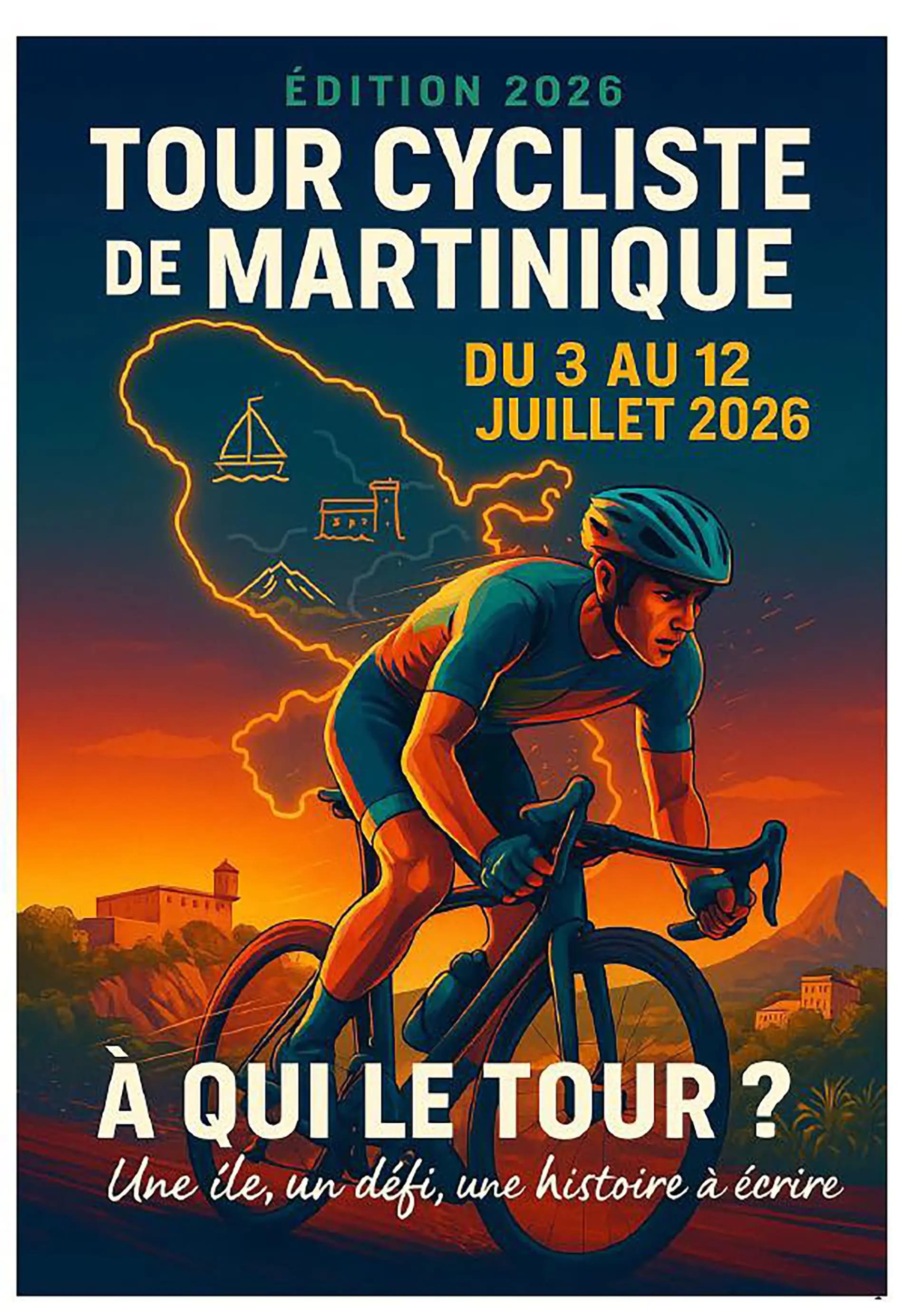 Affiche du Tour cycliste 2026