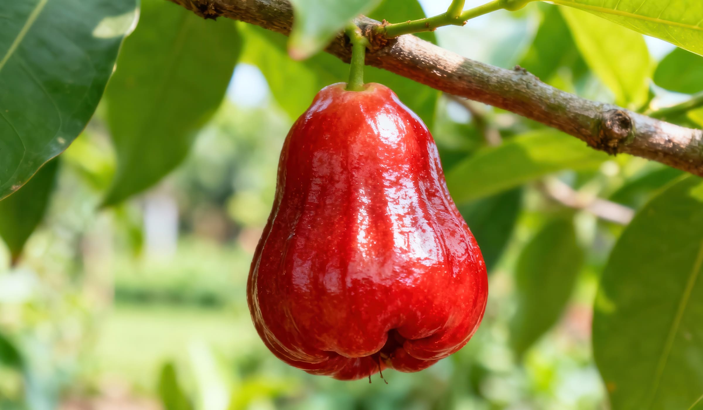 Riped Red Malay apple