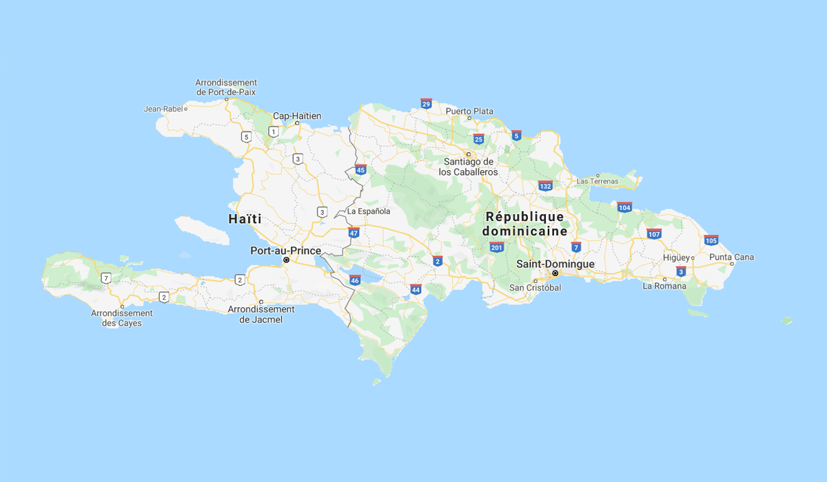 Carte de Haïti