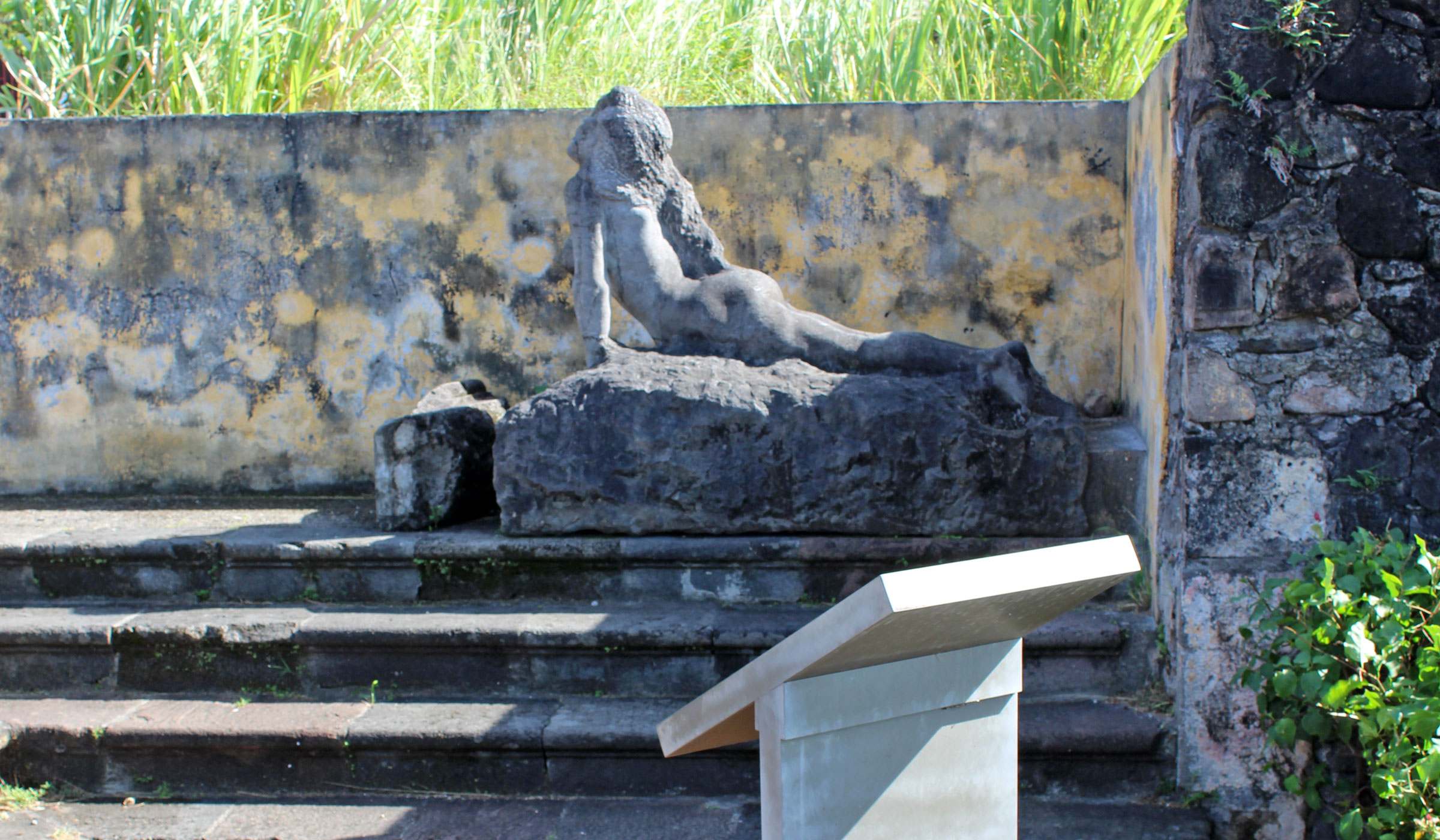 Ruins of the theater in Saint-Pierre