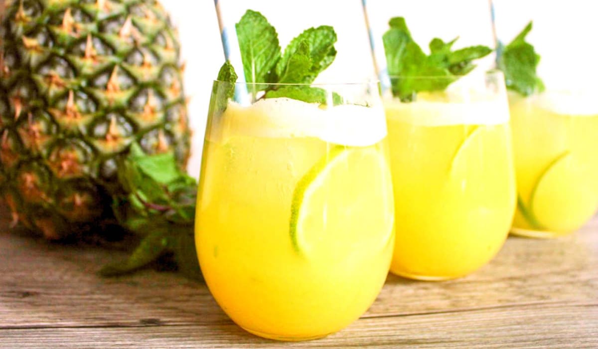 Boisson brûle-graisses à l'ananas