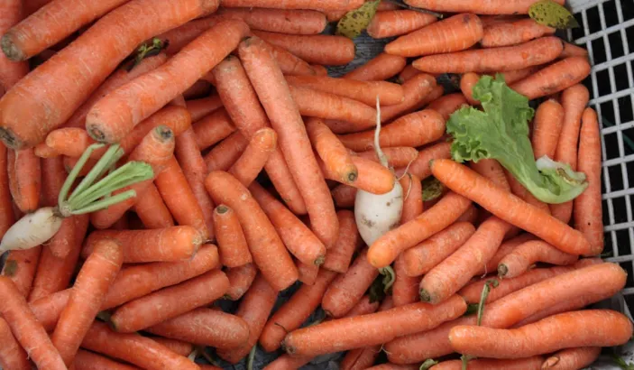 Carrots for sale at Fort-de-France market
