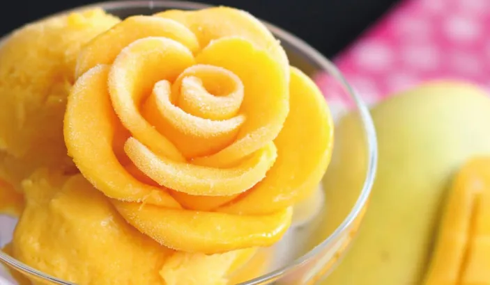 Sorbet de mangues