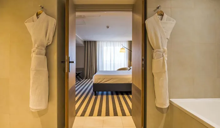 Salle de bains du Simon hôtel