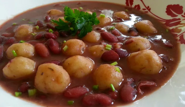 Dombré de haricots rouges