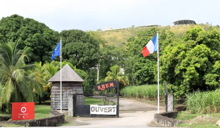 Entrance to the distillery
