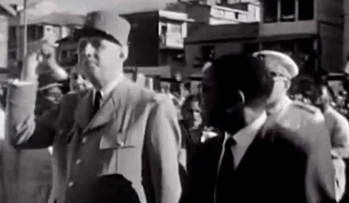 De Gaulle with Césaire in 1964