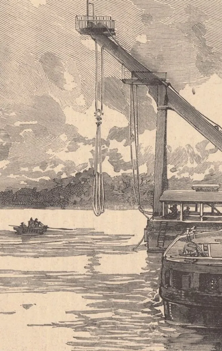 Work during the contruction of the Panama tunnel