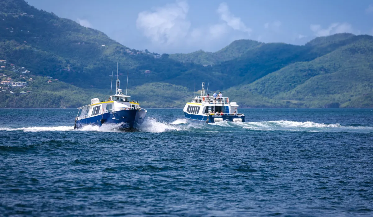 Vedettes maritimes entre Fort-de-France et les Trois-Îlets